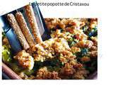 Crumble aux courgettes façon cristaxou