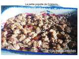 Crumble aux quetsches