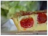 Flan de tomates cerises