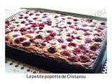 Tarte sablee vanillee aux framboises