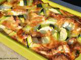 Clafoutis aux courgettes et fromage de chevre