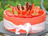 Mousse aux fraises au thermomix