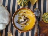 VELOUTÉ de potiron aux champignons et noisettes au thermomix