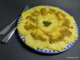 Carpaccio d'ananas Sweety, vinaigrette passion-olive : couleur et bonheur dans l'assiette