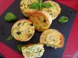 Clafoutis de courgettes, basilic et autres épices