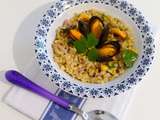  Eblyzotto  aux moules....pour changer du riz