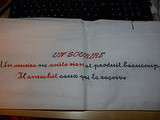 Broderie Poème Sourire étape 2