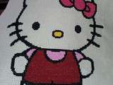 Petite hello kitty pour un futur coussin