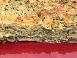 Lasagnes courgette ricotta