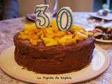 Layer Cake Chocolat Mangue ananas