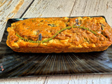 Cake aux champignons, comté et noisettes