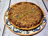 Tarte aux ravioles et asperges vertes