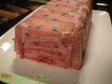 Charlotte aux fraises comme une terrine