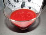 Coulis de fraise au thermomix