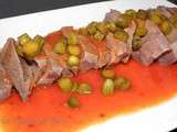 Langue de boeuf sauce tomate