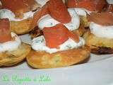 Minis Blinis au Maïs et saumon fumé (thermomix ou pas)