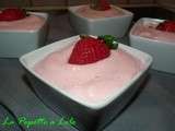 Mousse à la fraise au thermomix