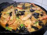 Paella aux fruits de mer et poulet