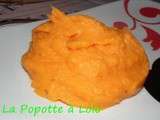 Purée de Patates douces au lait (thermomix)