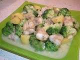 Queues de Lottes, sauce brocoli (thermomix)