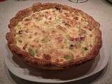 Quiche aux poireaux et jambon fumé pour un tour en cuisine