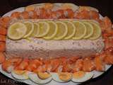 Terrine de Crevettes, saumon et st jacques (thermomix ou pas)