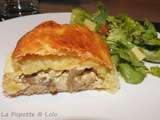 Tourte au Champignons et au Jambon