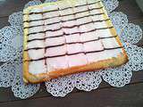 Gâteau au citron et son glaçage façon mille-feuille