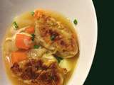 « Gyozas » de Pot au Feu et son Bouillon ou comment cuisiner les restes du Pot au Feu