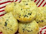 Biscuits chauds salés au fromage de chèvre