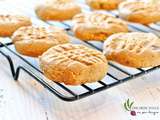 Biscuits végétaliens sans gluten au beurre d’arachide