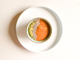 Compote de pommes, de rhubarbe et de sirop d’érable
