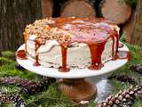 Gâteau aux carottes et au caramel à la fleur de sel