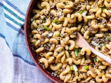 Macaroni chinois végétalien aux pvt