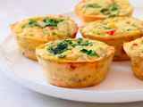 Mini-quiche au tofu mou sans lactose