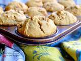 Muffins à la courge, au miel et aux amandes