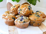 Muffins aux bleuets et à la lime
