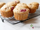 Muffins aux pvt, bananes et framboises