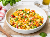Salade de maïs au basilic