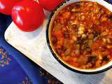 Soupe-repas doudou au bœuf, à l’orge, aux lentilles et aux légumes