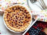 Tarte aux framboises et au sucre à la crème