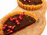 Tartelettes à la framboise et au chocolat avec antioxydants