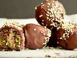 Truffes (fausses) énergisantes choco-matcha