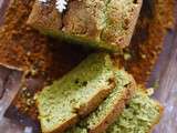 Cake au thé Matcha