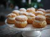 Choux craquants au chocolat blanc