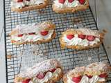 Eclairs chantilly et framboises