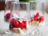 Fraises et du fromage blanc