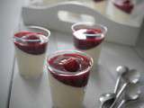 Panna cotta aux framboises