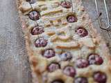 Tarte aux cerises et pistache