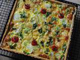 Tarte printanière Vegan ... oui, mais avec du comté